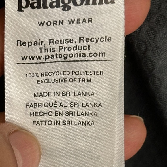 Patagonia gray   Full-Zip top  xL Mens Half Zip Capilene  Athletic Base Layer - Picture 8 of 9